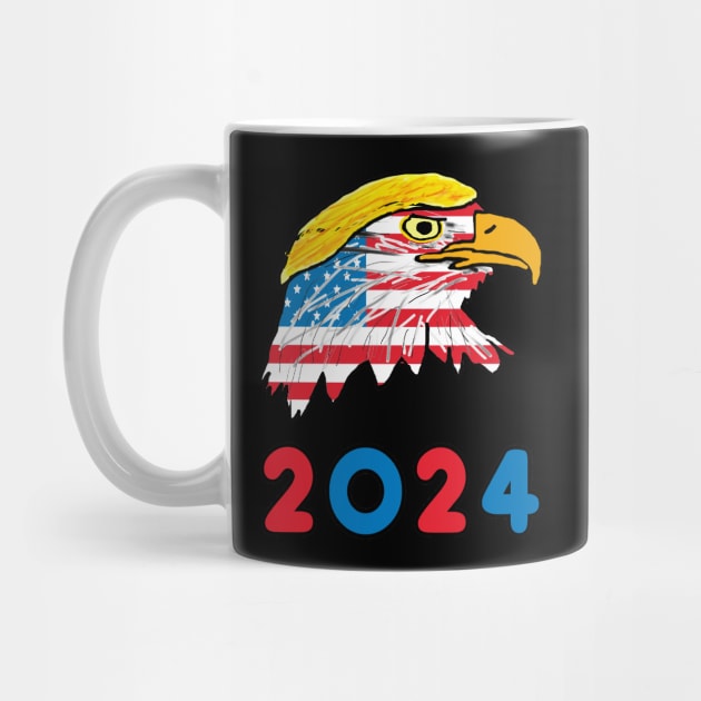 Trump 2024 Eagle by Mark Ewbie